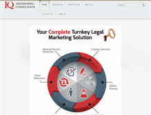 Tablet Screenshot of iqadvertisingconsultants.com
